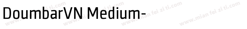 DoumbarVN Medium字体转换